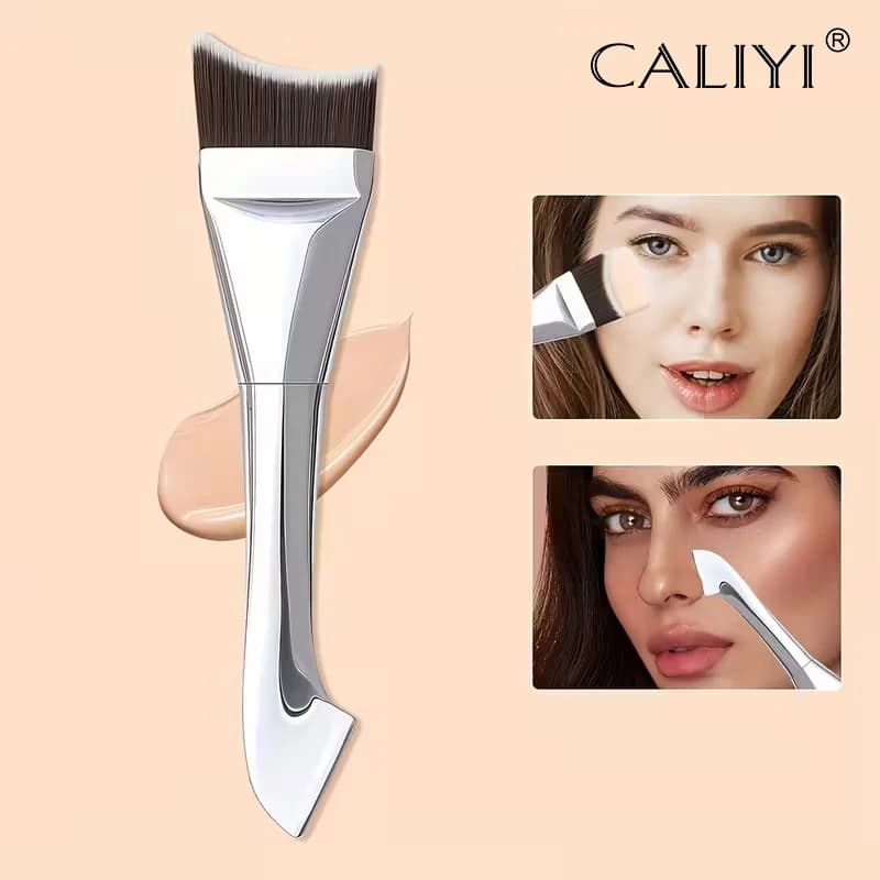 Ultra-thin foundation brush Light flat contour brush for seamless blending of professional tools for cream makeup and liquids