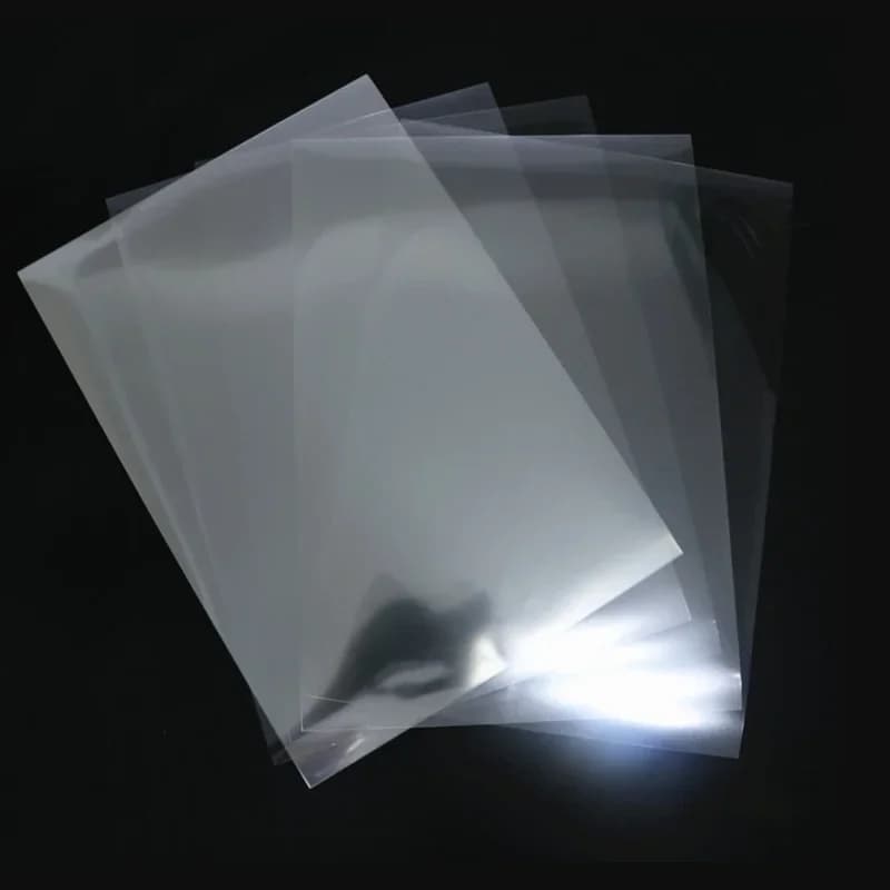 50Pcs a3 a4 Transparent Laser Film Paper for Screen Printing Projector Overhead Film for Laser Printer Double-side Photo