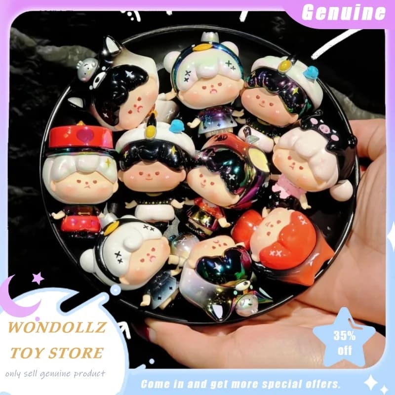 Serie Originale Munmun Dark Fairy Tales Blind Box, Mini Figurine Carine, Ornamento da Scrivania, Giocattolo Trendy, Regalo a Sorpresa per Ragazze