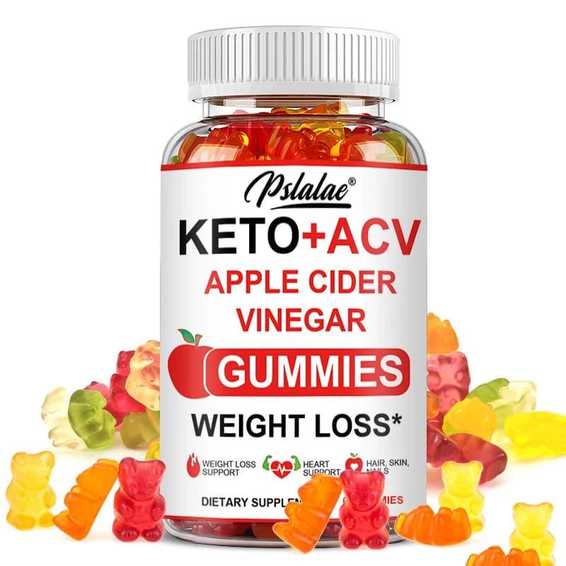 Keto beef vinegar gumella - Helps to lose weight, clean skin, supplements with apple cider vinegar and vitamins, vegan