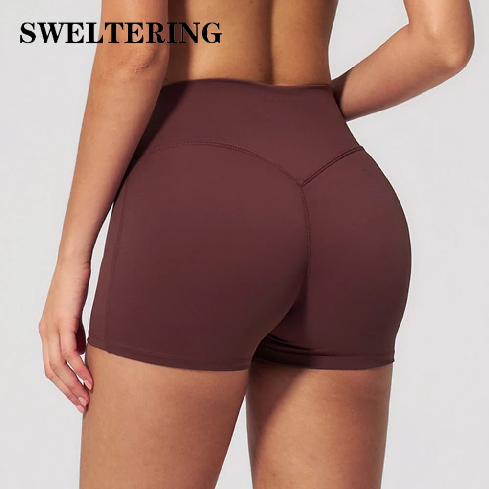 Pantaloncini Sportivi Estivi da Donna a Vita Alta per Yoga, Leggings Corti Modellanti per Fitness, Corsa, Esercizio e Ciclismo all'Aperto