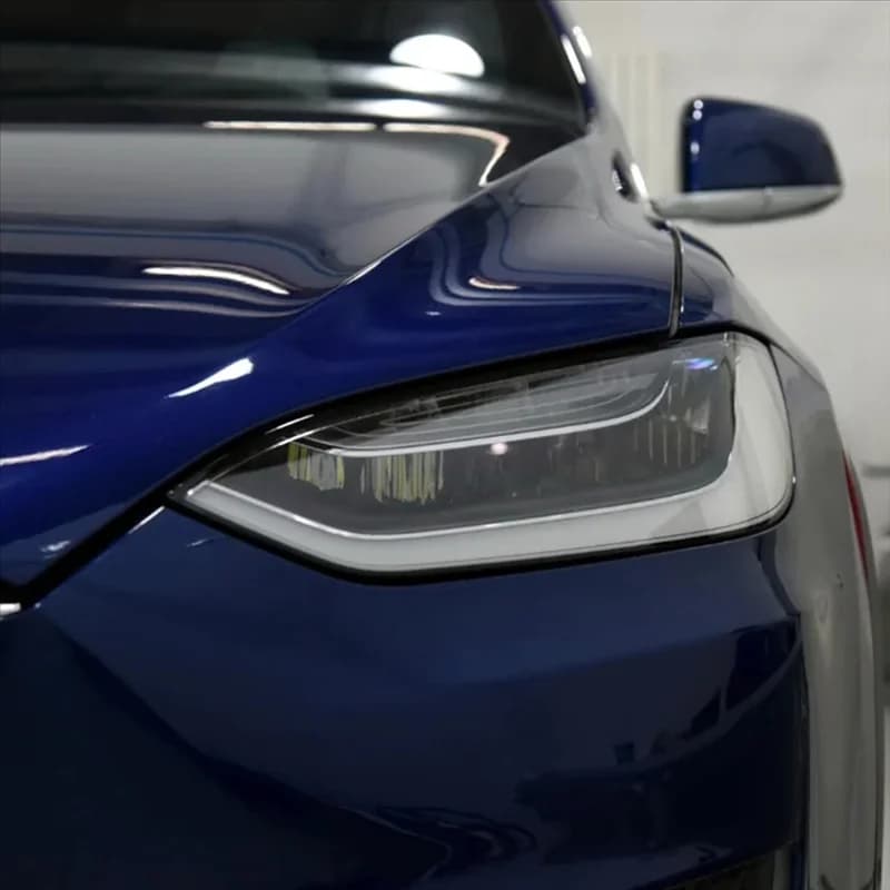 A03Q-Left Auto Faro Copriobiettivo Testa Della Lampada Della Luce Paralume Luce Anteriore Borsette Per Tesla Modello X 2016-2022 Parti