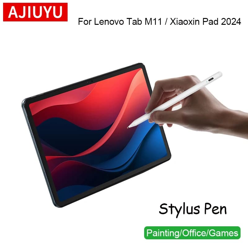 AJIUYU Penna Stilo Per Lenovo Tab M11 Xiaoxin Pad 2024 Tablet Penna Ricaricabile Per TB-331FC 330FU Schermo Touch Disegno Penna Matita