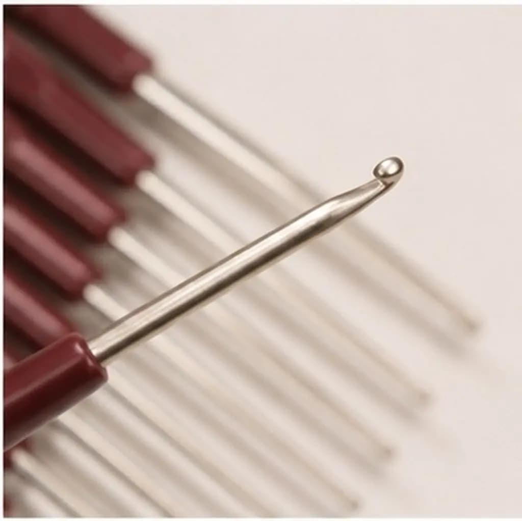 16Pcs Crochet Needles Set Plastic Aluminum Knitting Tools for Handmade Sweater Yarn DIY Crochet Hooks Knitting Accessories