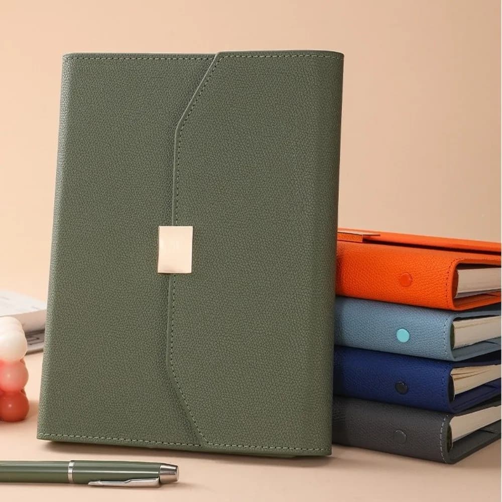 A6/A5 Binder Notebook Agenda Planner Loose-leaf Refillable Notebook Leather Cover Office Supplies Travel Journal Notebook