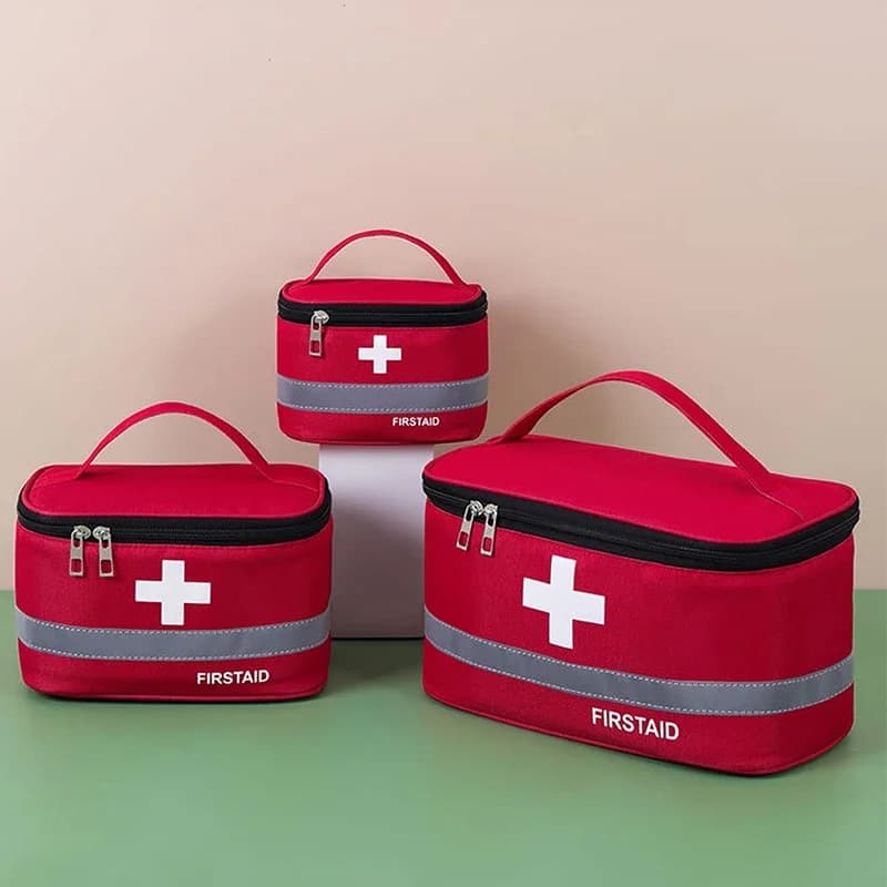 Kit di pronto soccorso portatile, borsa per medicinali da viaggio e farmaci