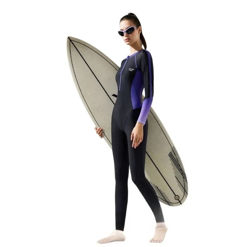 Costume da bagno intero a maniche lunghe, nuovo set sportivo per muta da surf con protezione solare per immersione