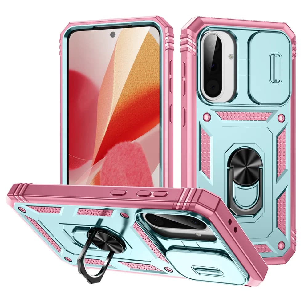 360 Support Ring Bearing Diapositive Car Protection Phone Case For Samsung Galaxy A56 A55 A54 A36 A35 A26 A25 A17 A16 A15 A06