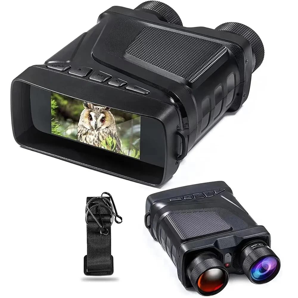 Binocolo Night Vision Device 1080P HD 850nm infrarossi 5X Zoom digitale telescopio occhiali caccia all'aperto campeggio Full Dark 300m