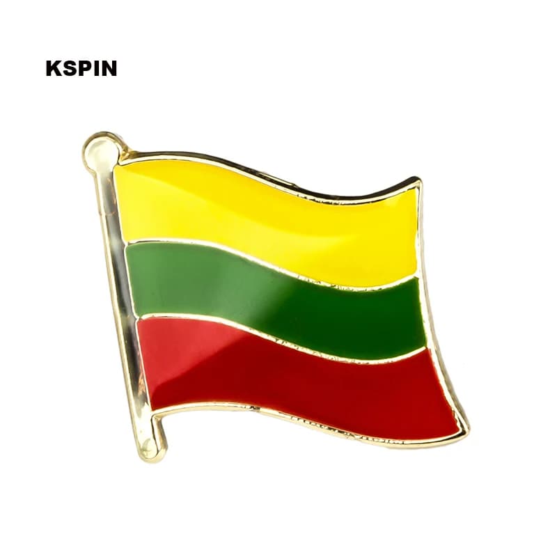 Lithuania Flag Badge Pin Lapel Pin Badge for Backpack