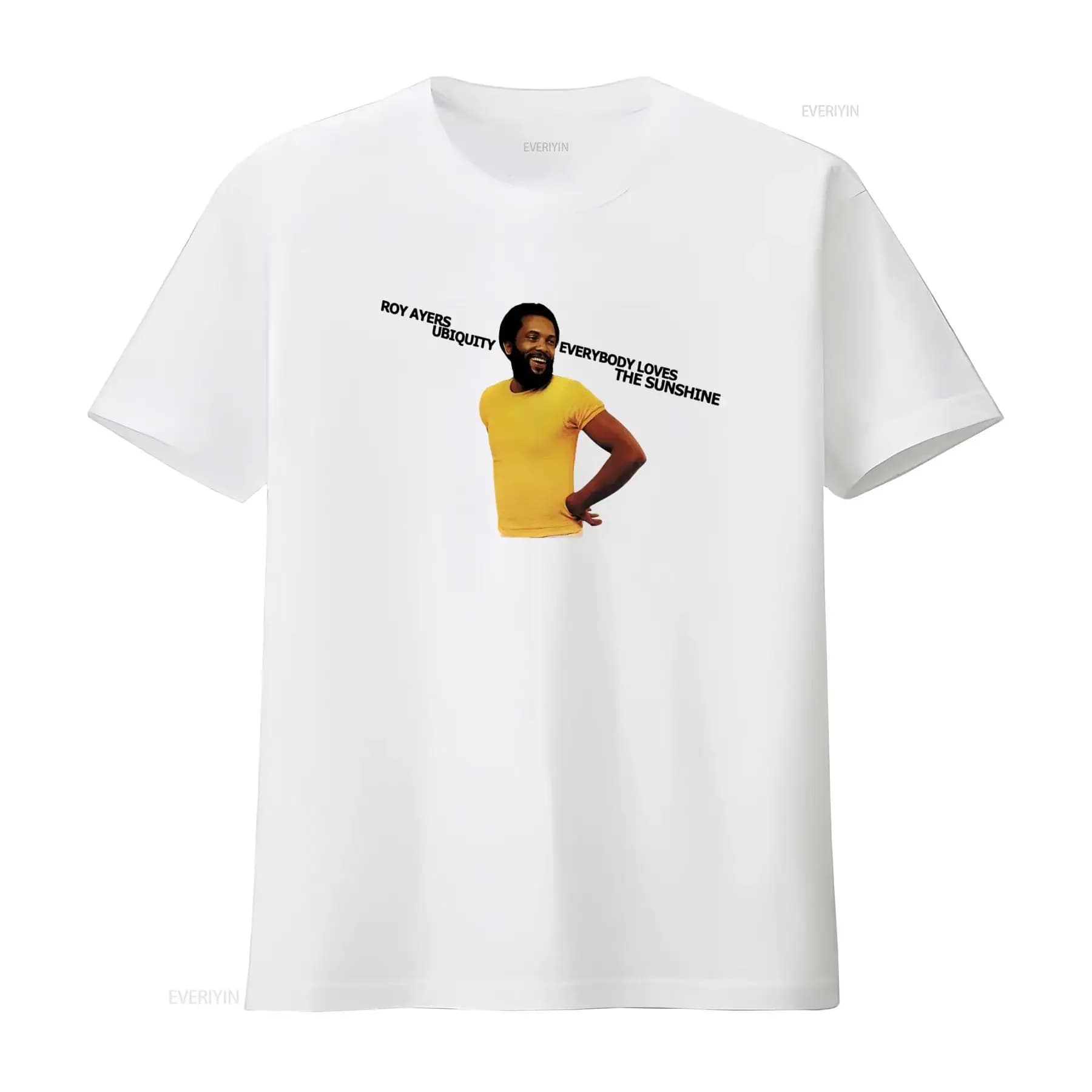 Roy Ayers Ubiquity Everybody Loves The Sunshine Jazz RAMP Vintage Hip Hop T Shirt vintage Washed Soft Breathable
