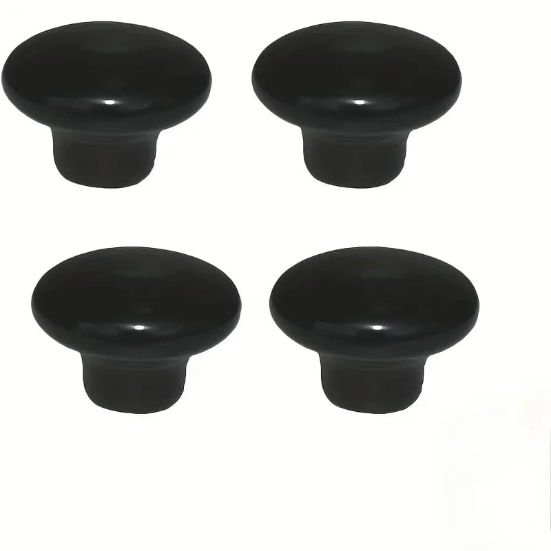 4 pomelli per mobili bianchi, pomelli per cassetti in ceramica per cassettiere, pomelli per mobili da cucina in porcellana rotonda retrò, maniglie per tirare