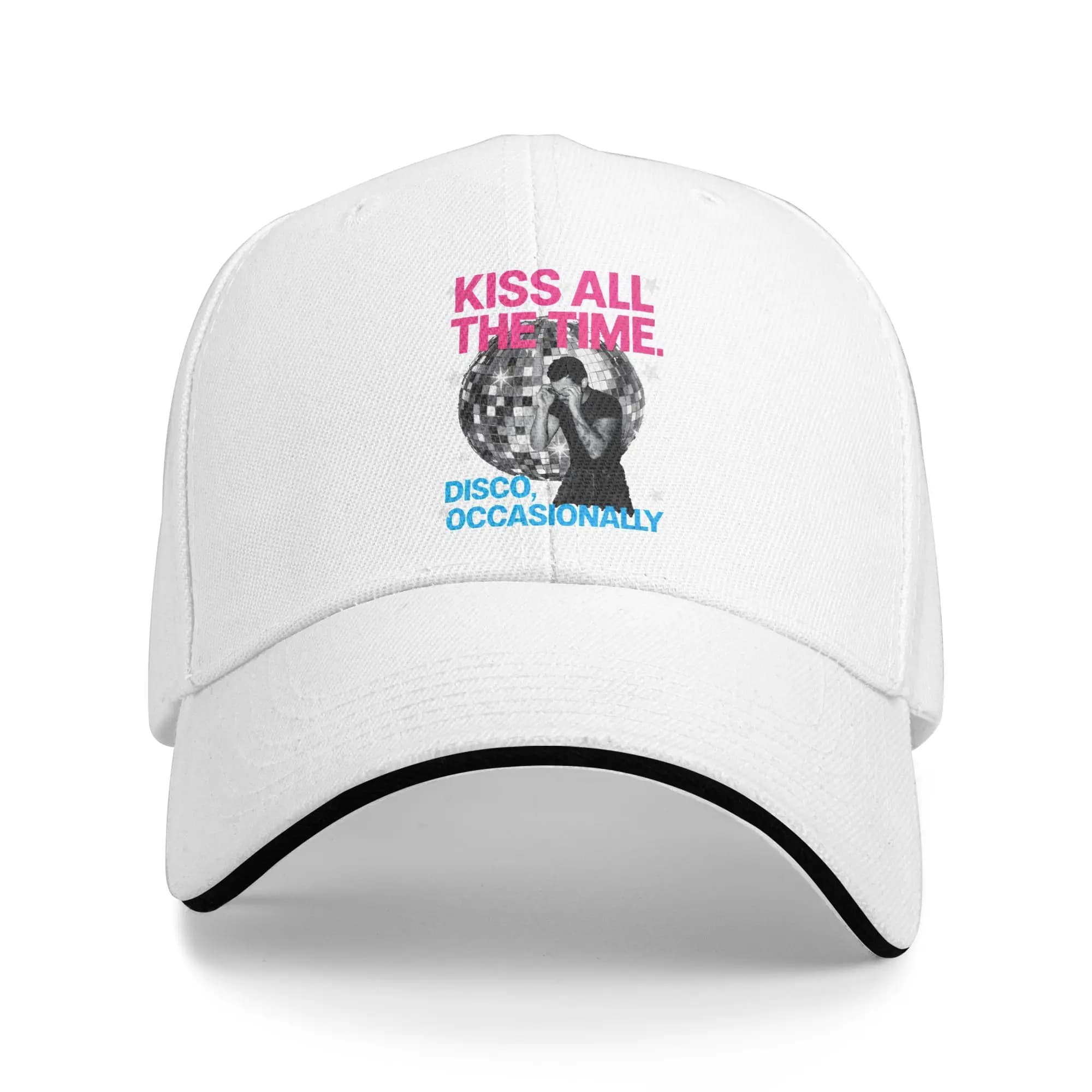 Cappellino da Baseball Casual Stile Harrys Kiss All The Time Disco Occasionally Disco Ball, Cappello da Tennis Skate Trucker, Cappellini da Baseball Estivi
