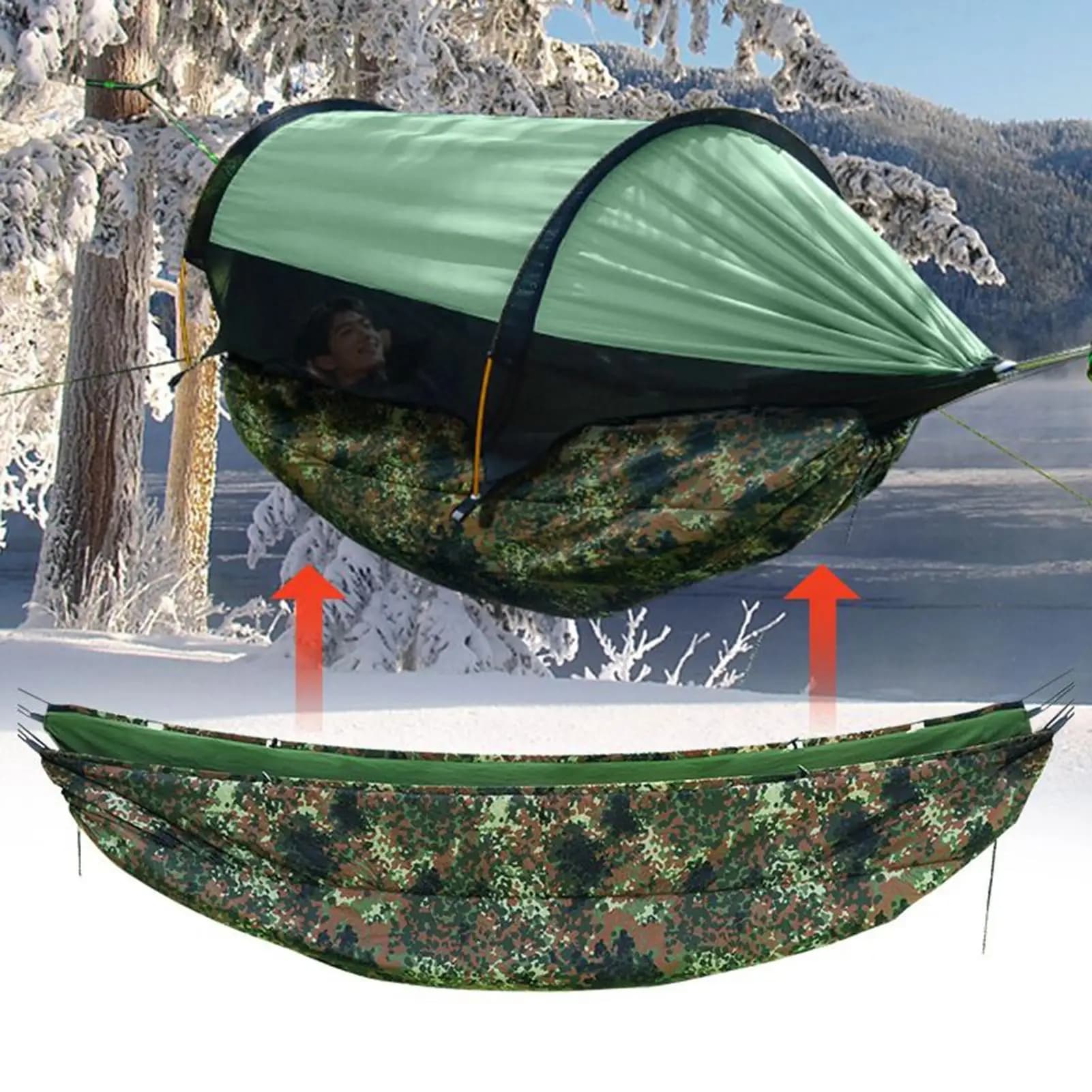 Amaca Sottocunta Hot Insulation Windproof cover Field hammock Underwater hiking backpack Beach Trips Courtyard