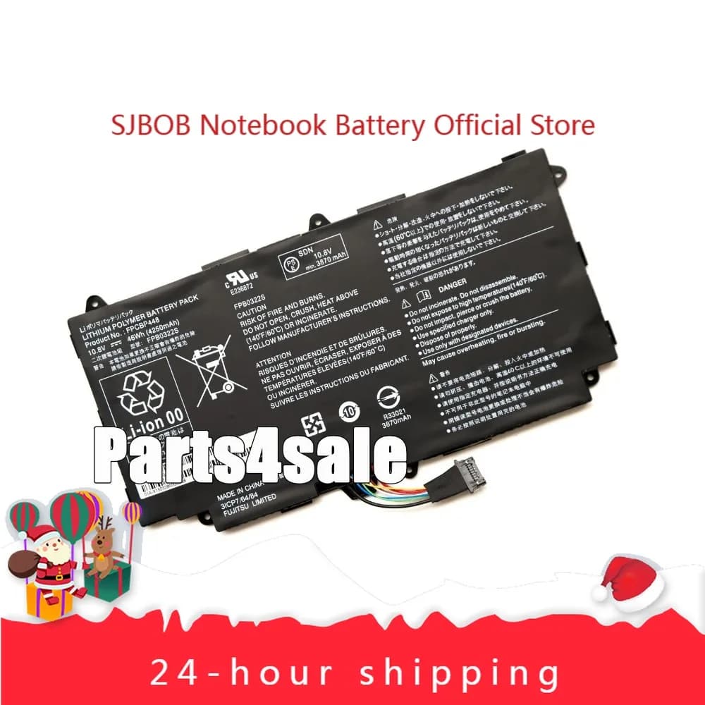 Nuova batteria originale FPCBP448 FPB0322S da 46 Wh per batteria del computer portatile Fujitsu Stylistic Q775 Q736 Q737