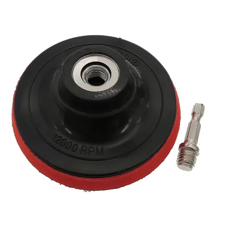 12Pcs 4Inch Sanding Disc Set Hook and Loop SandPaper 60-240 Grit Backing Pad with M10 Drill Adaptor For Polishing Cleaning Tools