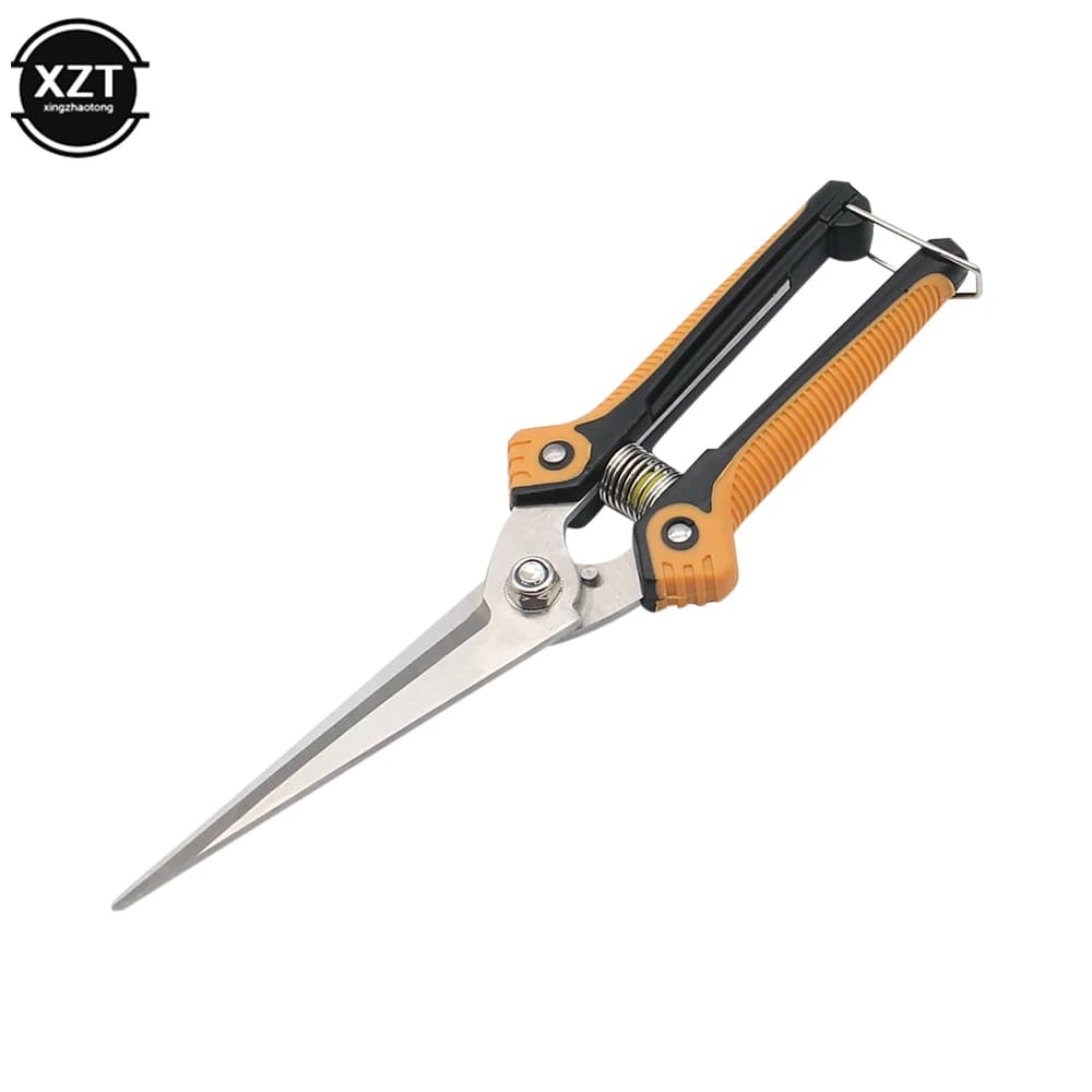 Pruning scissors Professional garden shears Stainless steel straight blades Hand sharp gardening power for garden plants