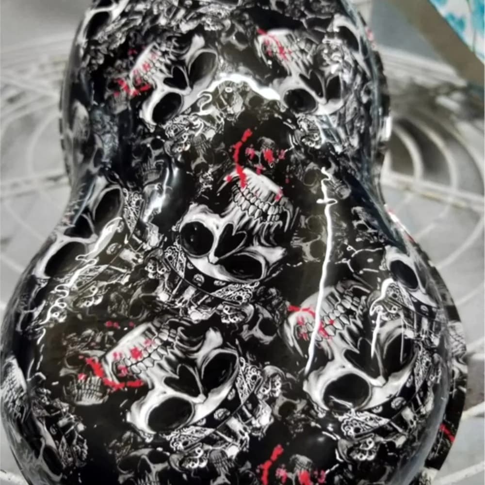 Water transfer printing film Hydrographic film with 0.5 m wide skull WDF1496