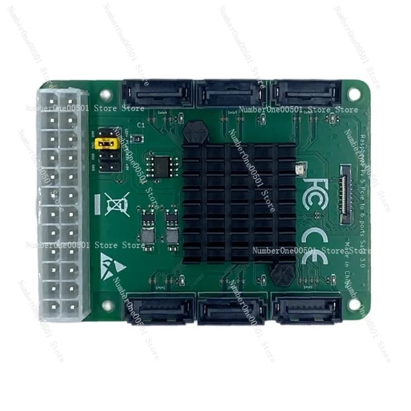 Scheda di espansione PCIe a 6 porte SATA 3.0 Scheda adattatore per disco rigido di archiviazione NAS