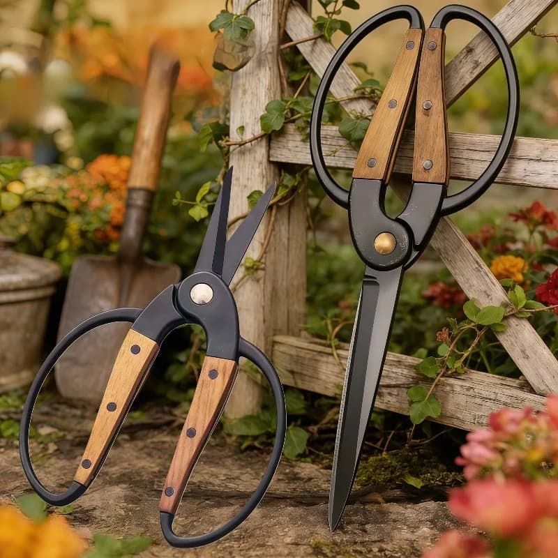 Stainless Steel Garden Scissors Waterproof, Convenient and Resistant, for Floral Compositions, Power, Cutting Plants and Bonsai