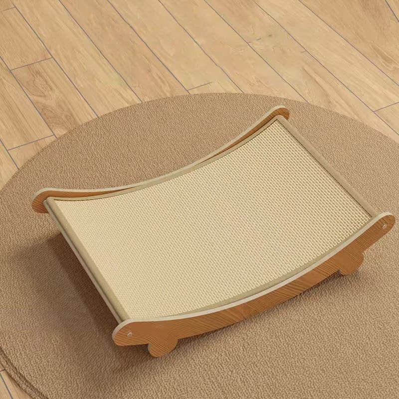 YXT Mobili per animali domestici Tiragraffi per gatti in sisal Antigraffio e resistente all'usura Forniture per animali domestici Lettiera per gatti 2 in 1 Gattino in legno Lo