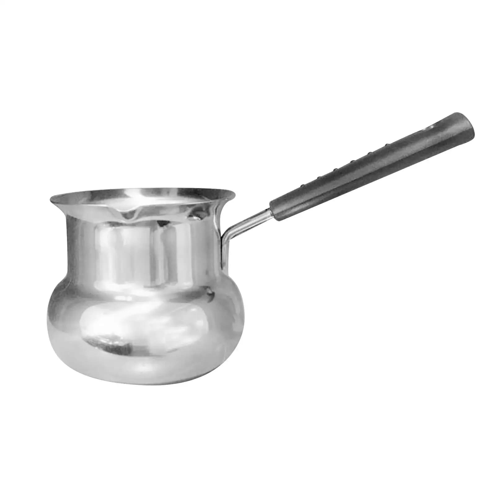 Turkish Coffee Pot Professional Heat Resistant Milk Warming Pot Coffee Maker for Delicious Daily Milk Tea Hot Chocolate Stovetop