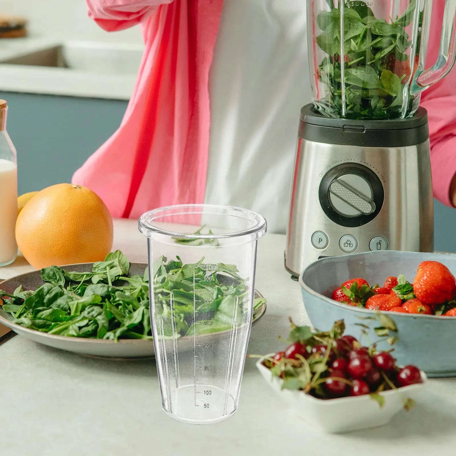 Tazze per frullatore sostituibili, con indicatori di misurazione di precisione, accessori per mixer portatili, parti di ricambio per la cucina