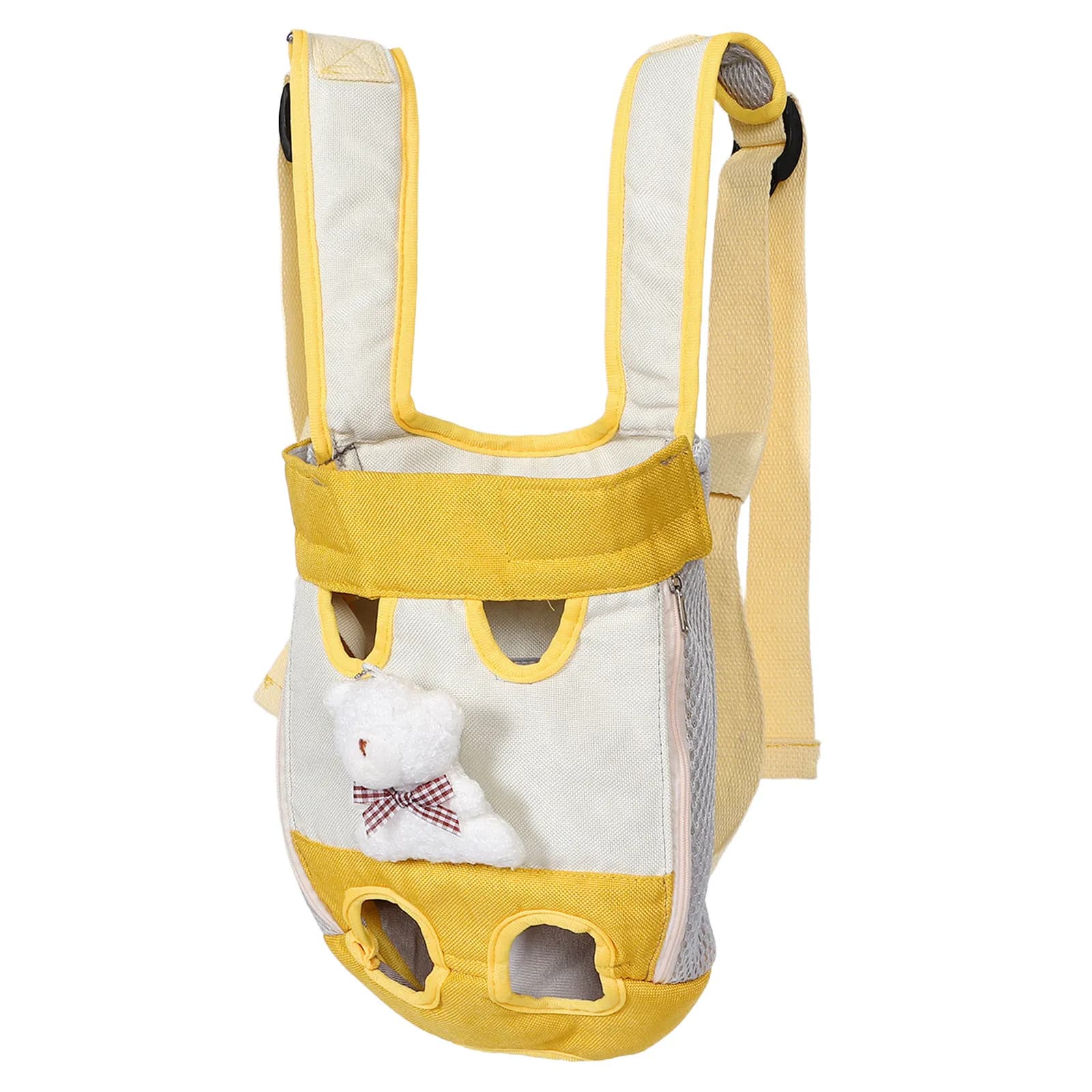 Zaino Portatile per Animali Domestici, Trasportino Frontale per Cani Piccoli e Gatti Medi, Design Traspirante a Doppia Spalla, Adatto per Escursioni, Viaggi e Uso all'Aperto