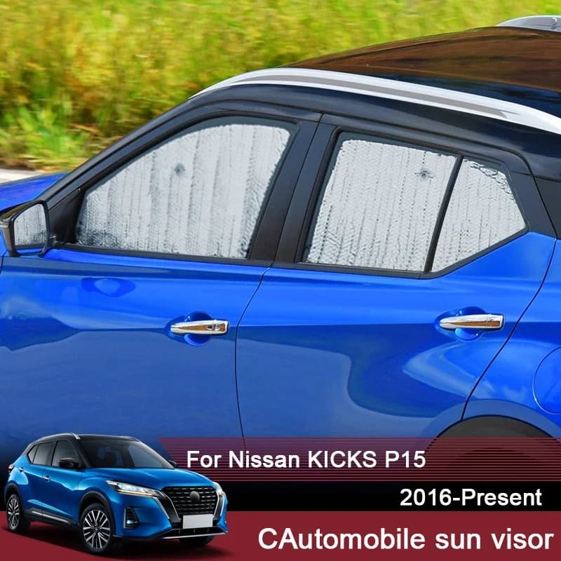 Auto Parasole Copertura di Protezione UV Per Nissan KICKS P15 2016-2025 Tenda Della Finestra Visiera Parasole Parabrezza Protezione Accessori
