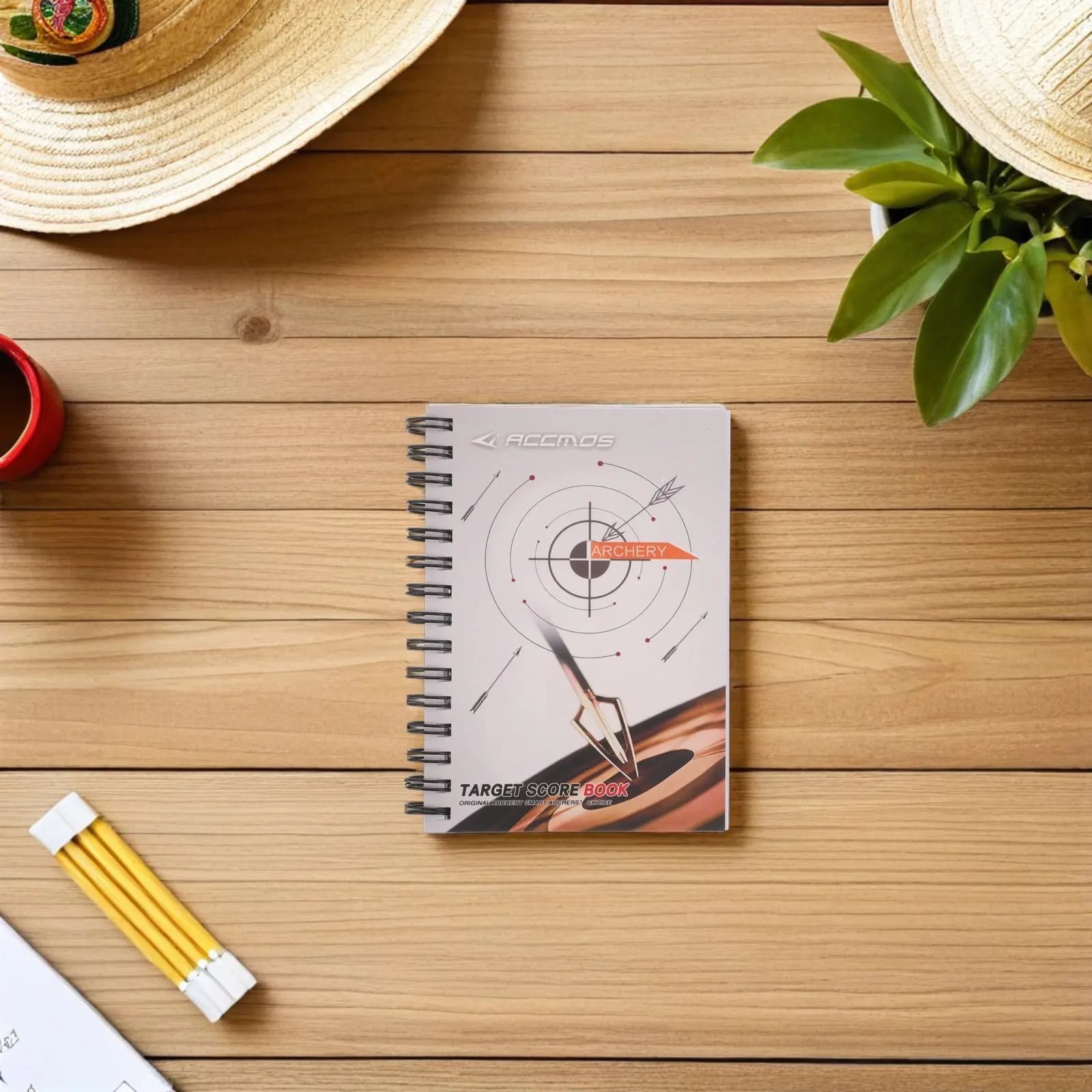Quaderno per Punteggio Tiro con l'Arco a Spirale, 100 Fogli, Schede di Punteggio per Competizioni, Diario Portatile per Pratica al Bersaglio, Accessori per Arco Compound