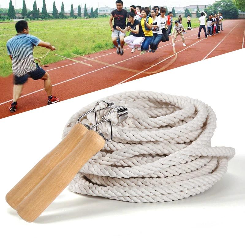 3-20m Wooden Sleeve Jumping Racing Outdoor Sports Adult Fitness Training Jumping Racing Multi-person Group Jumping Equipment