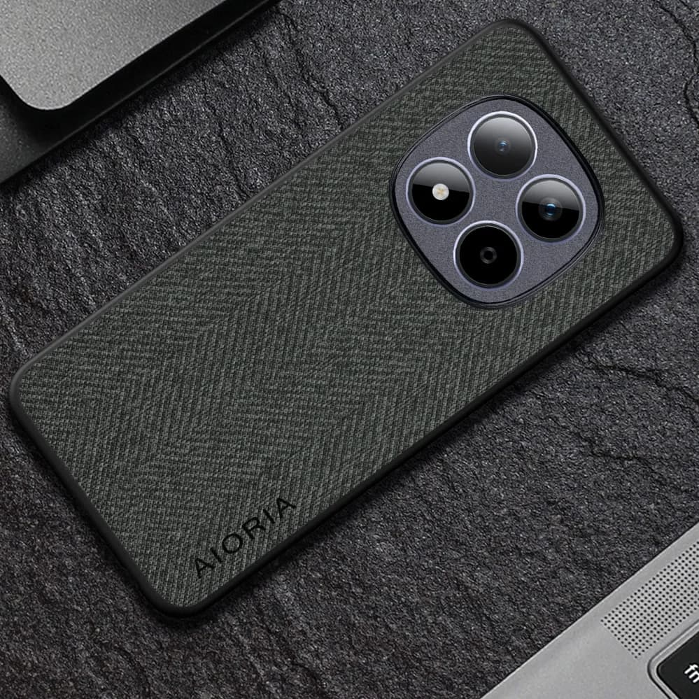 Case for Poco M8 Pro coque Luxury textile Leather skin soft phone cover funda for xiaomi poco m8 pro case capa