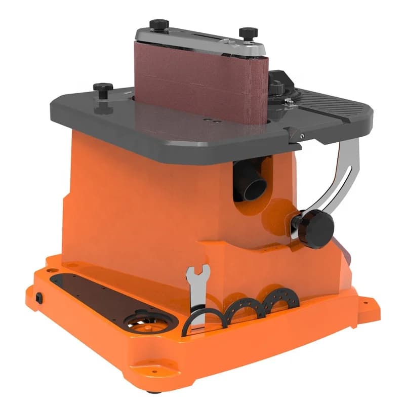 Popolare vendita calda portatile tamburo verticale cintura oscillante mandrino levigatrice lavorazione del legno superfici curve dritte legno multifunzione