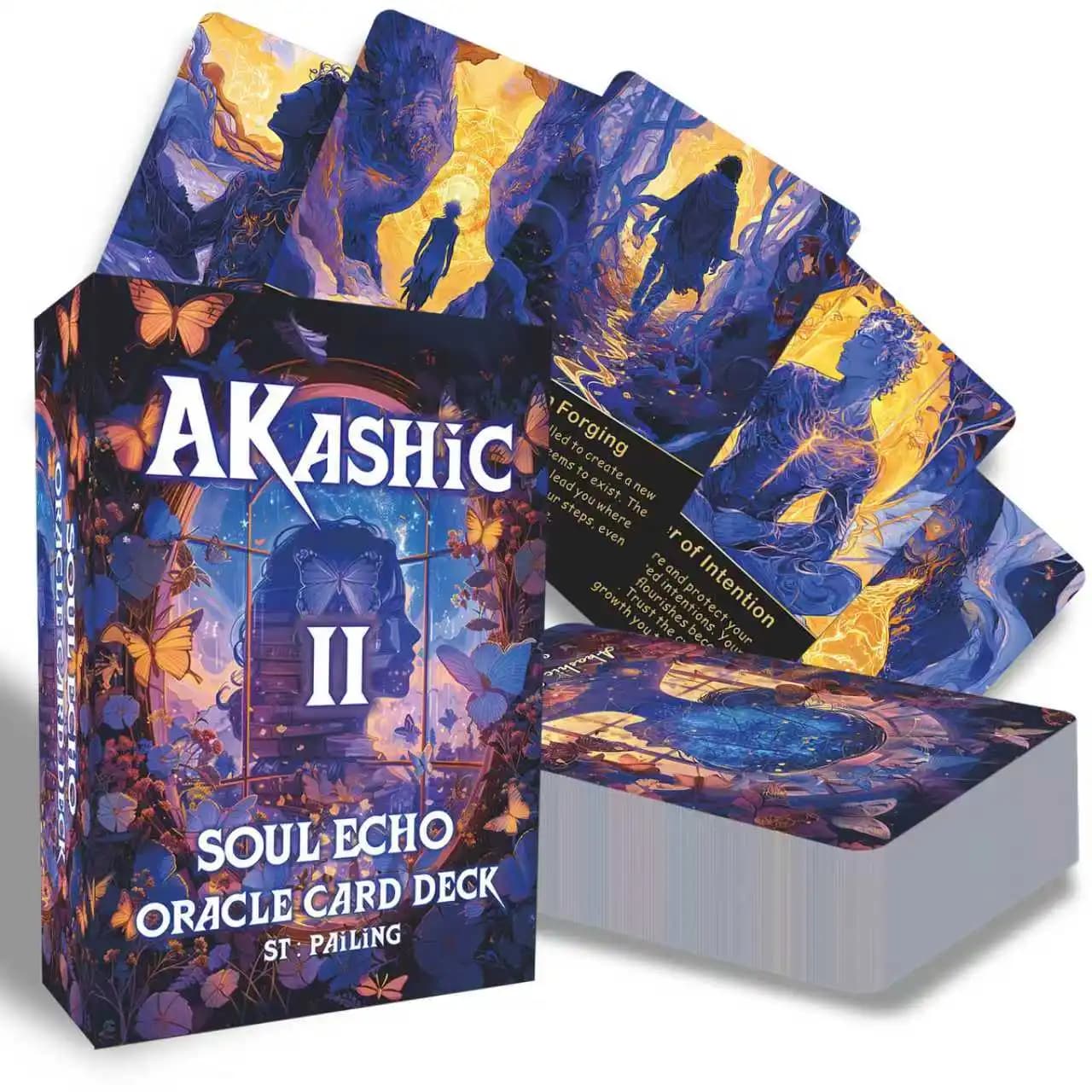 Carte dei Tarocchi Akashic Soul Journey - Set da 78 carte che potenziano la crescita spirituale e la guarigione interiore, un mazzo di oracoli perfetto per i principianti