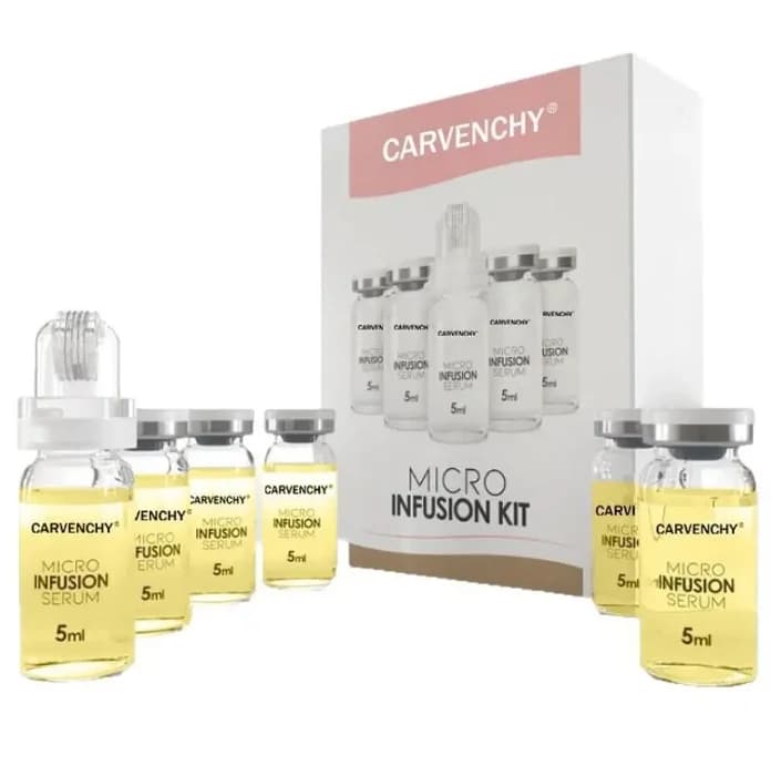 Deep Moisturizing Brand Carvenchy Microinfusion Kit Multi-Peptide Collagen Microneedling Skin Care Set Firming Rejuvenating Skin