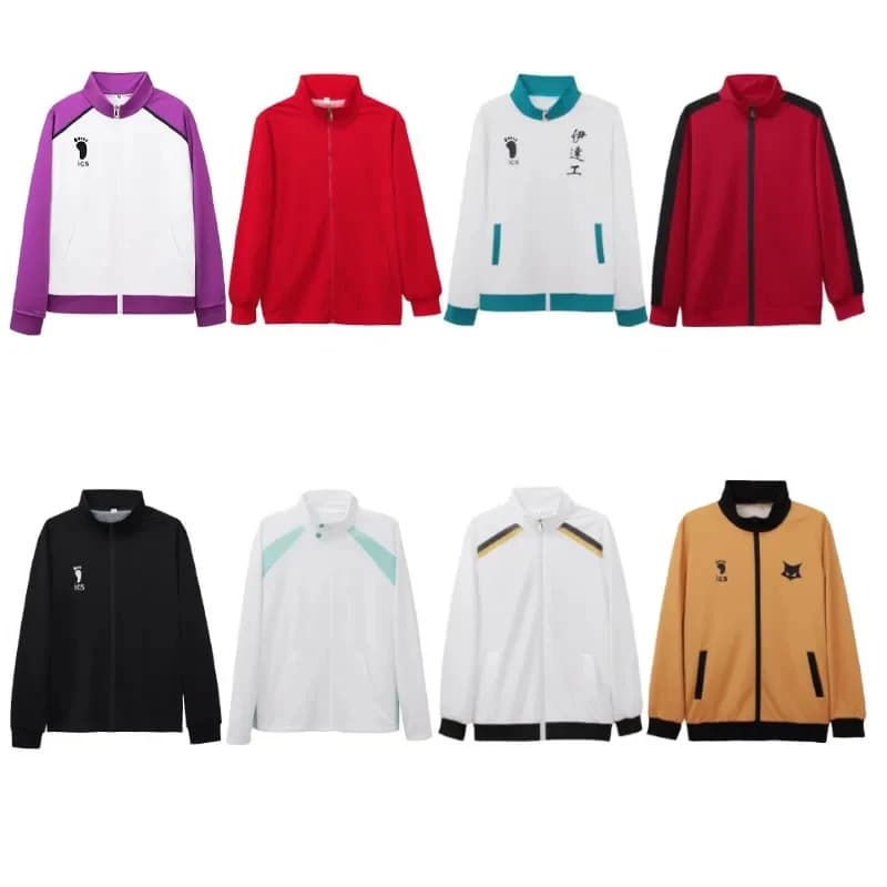 ✿ 2026 ✿ Uniforme della serie junior di pallavolo COS: uniformi delle scuole Ueno, Inazuzaki, Aoba, Nishicheng, Shiratorizawa, Date e Black Wolf ✿