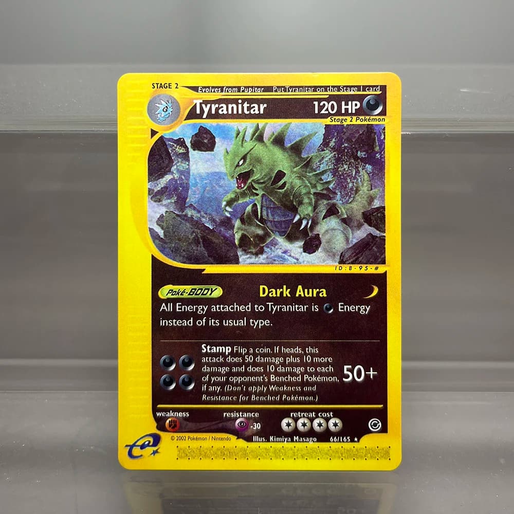 Carte Proxy PTCG Charizard Gengar Tyranitar Gioco Trading Carte da collezione Pikachu Single PKM Foil Card Serie di spedizioni