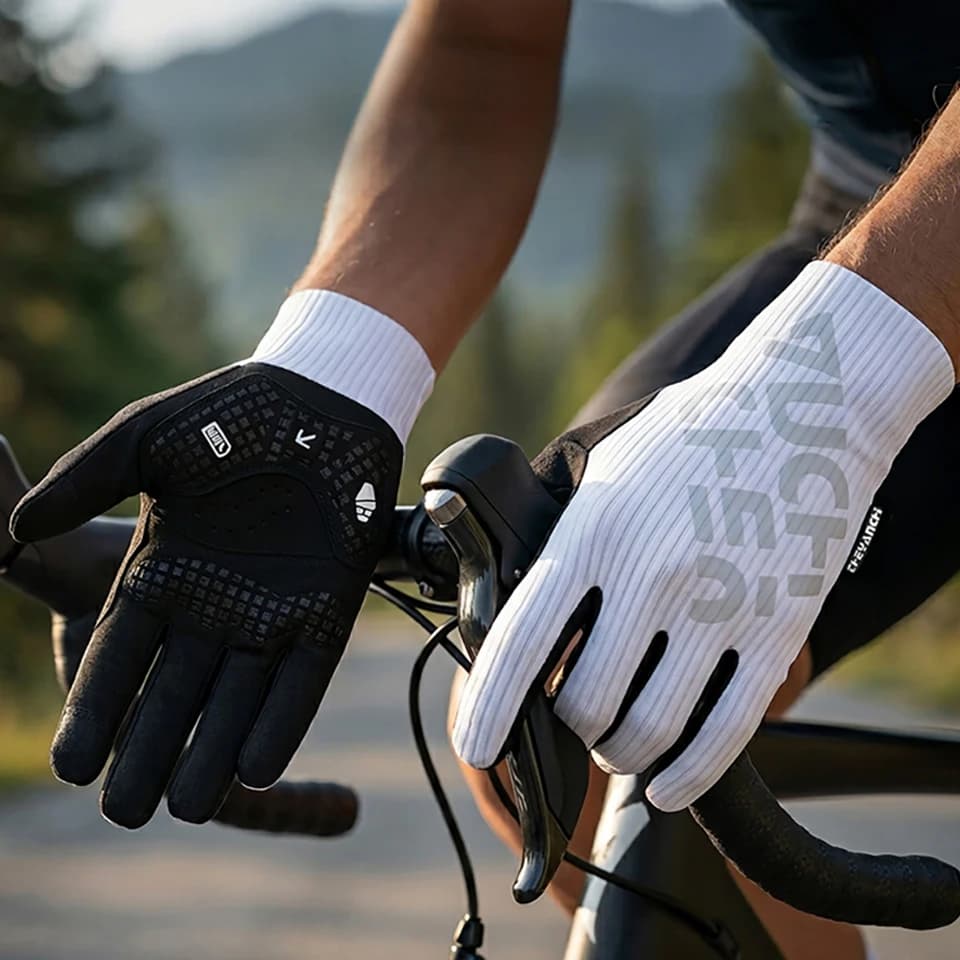 Guanti da ciclismo GTUBIKE a dita intere, guanti da bici con design antiurto, antiscivolo e touchscreen per uomo e donna