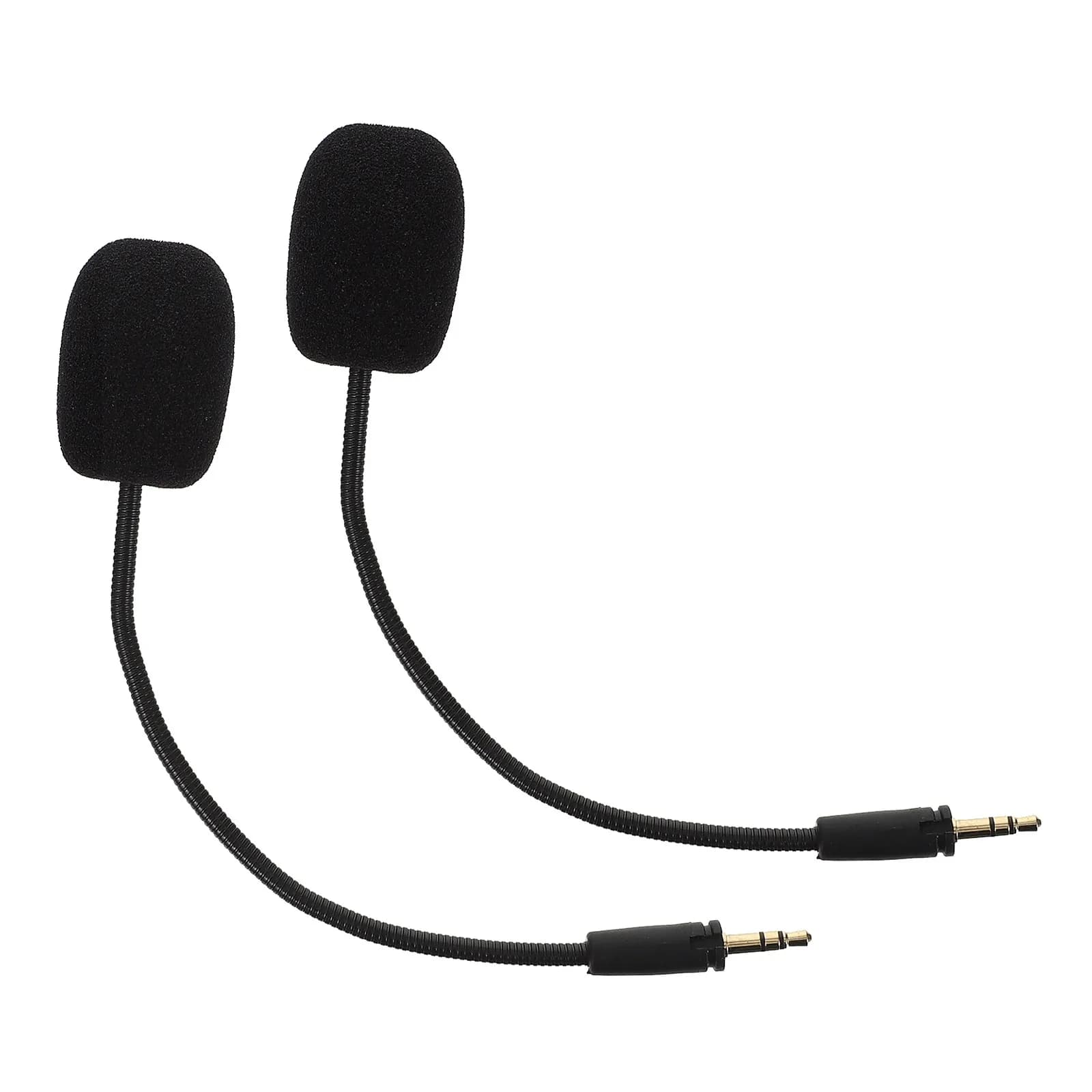 Microfono di ricambio per cuffie da gioco cablate da 2 pezzi per cuffie da gioco per PC con microfono regolabile e audio surround stereo