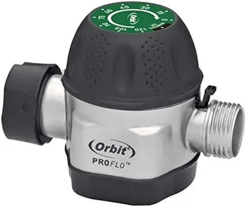 Timer per irrigazione Orbit 62041 Silver – Timer automatico per tubo da giardino per irrigazione
