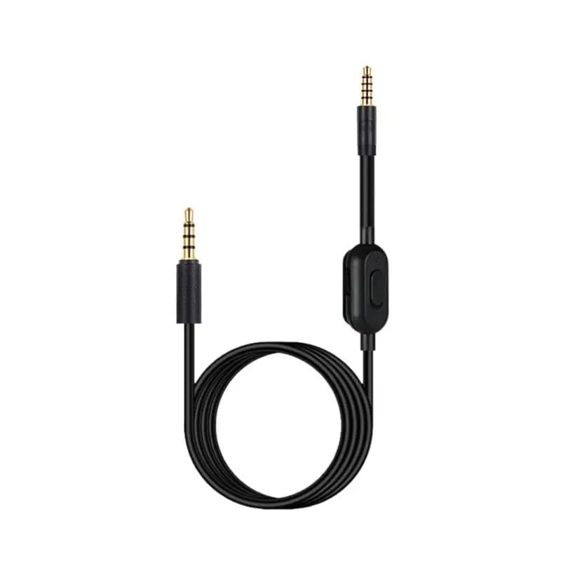 Cavo Audio Compatibile ABBG per Cuffie da Gaming Logitech G233 G433 GPRO GPRO X2 con Controllo Volume e Funzione Mute, Prolunga per Cuffie con Clip