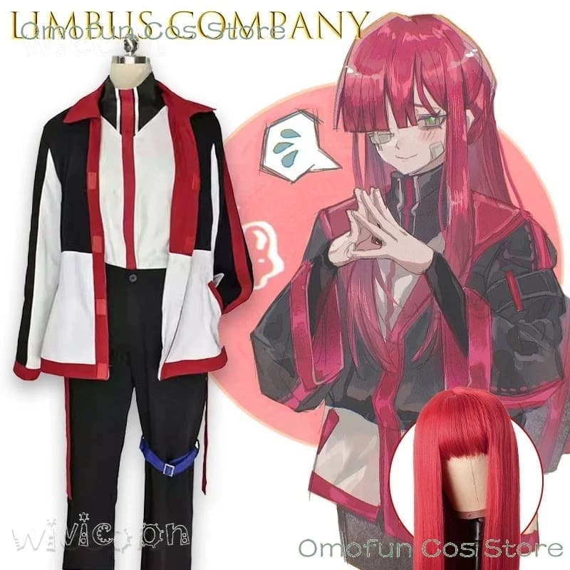 ABC123Adults costume Limbus Company Yuli Cosplay Costumes Daily Anime Character Roleplay Outfit Earring Prop Ha3;b,6/k'5;