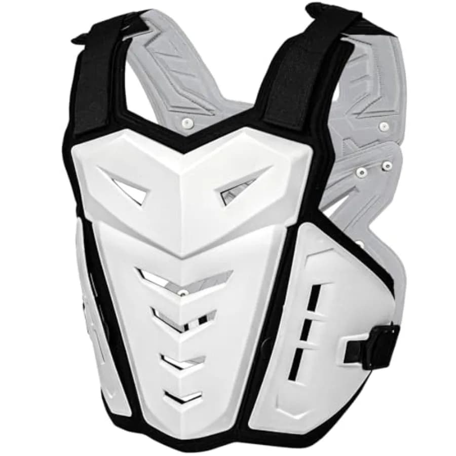 Giubbotto Protettivo per Moto, Protezione per il Corpo, per Moto da Strada, Fuoristrada, Ciclismo, Sci, Motocross, Protezione Toracica per Adulti