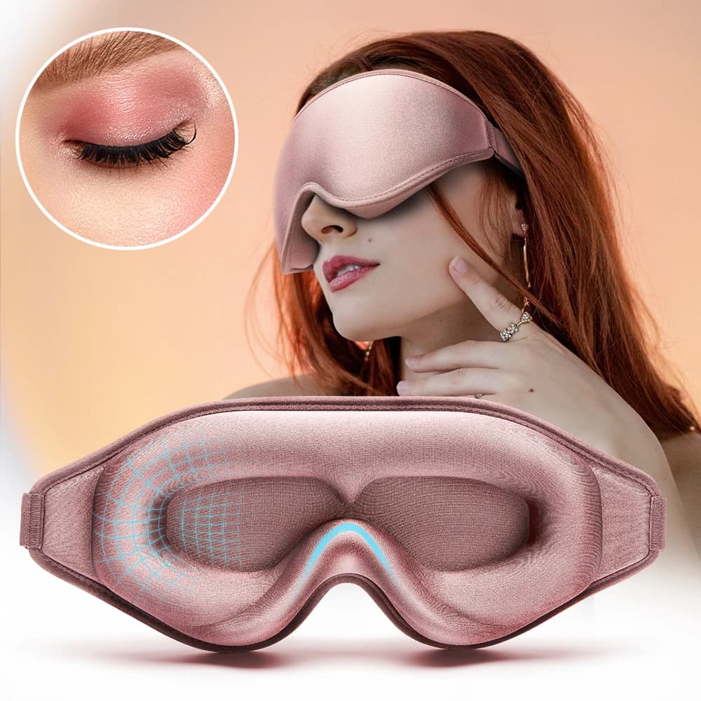 3D Sleep mask Eye mask for natural sleeping Comfort 3D Design Memory foam face mask Breathable night visor