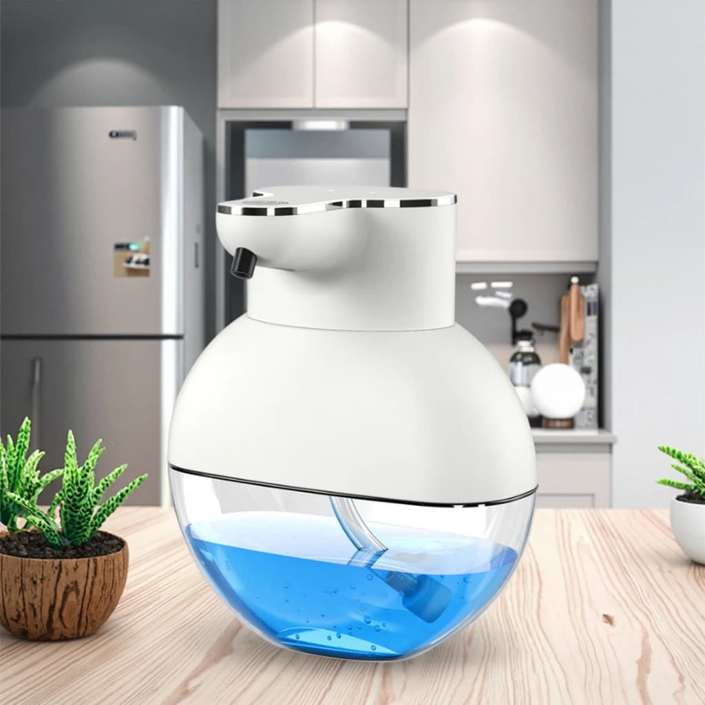 STLF 400ml Plastica ABS Touchless Visual Smart Sensor Dispenser di sapone Dispenser di schiuma per bagno da cucina a parete Uso alberghiero