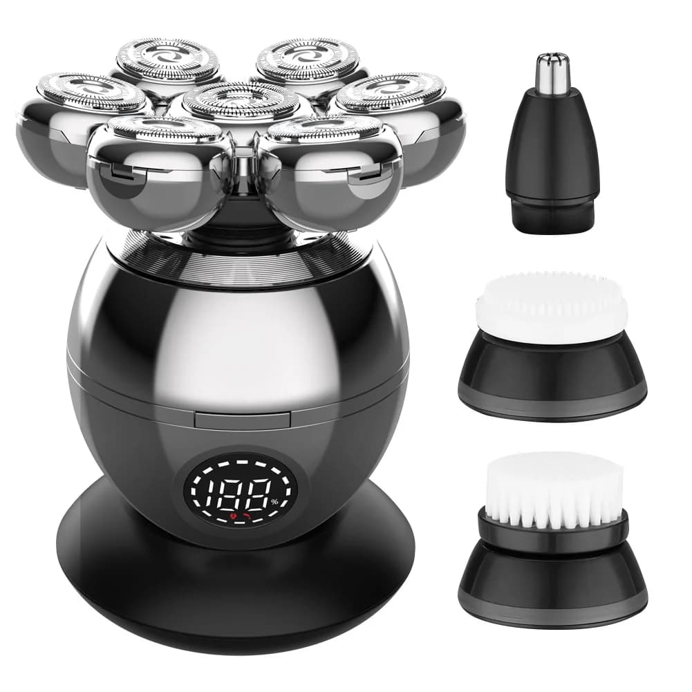 Razors for Men 3 in1 Bald Head Shaver Multifunctional Grooming Kit Cordless Bald Machine for Man Electric Shavers