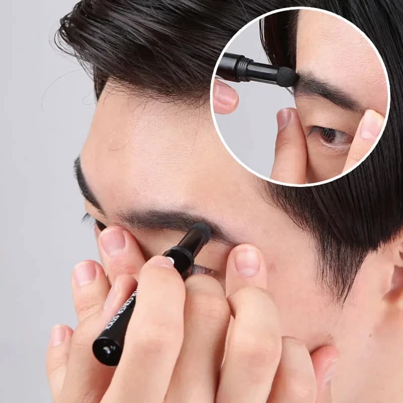 Cosmetico per uomo per sopracciglia, barba e linea del capello, impermeabile e a lunga durata, strumenti per il trucco naturale delle sopracciglia, correttore