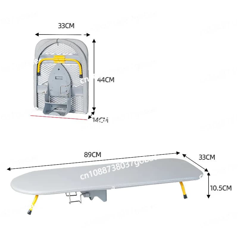 Desktop Ironing Board Board Reinforced Table Ironing Clothes Including Storage Rack Household Iron Board