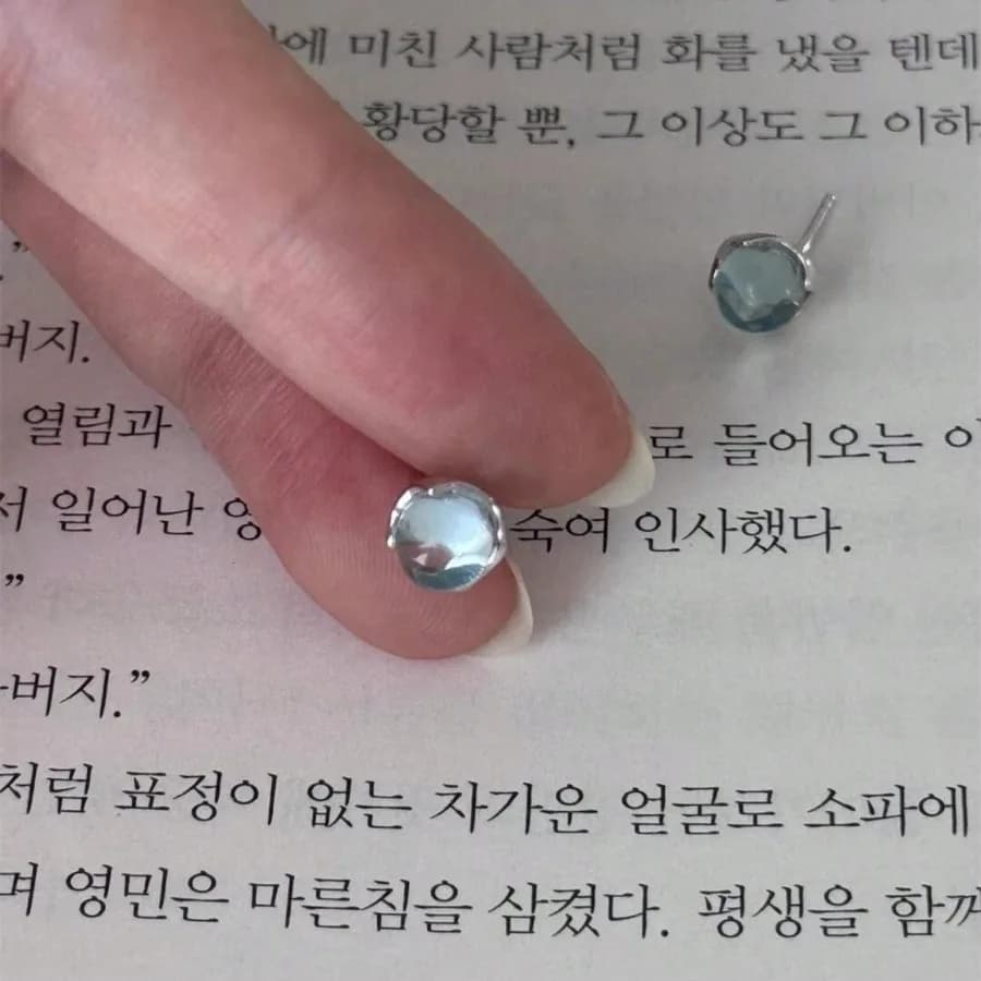 1 paio di orecchini con perle a forma di sirena blu ghiaccio, minimalisti alla francese, spedizione gratuita, per regali di nozze, feste quotidiane