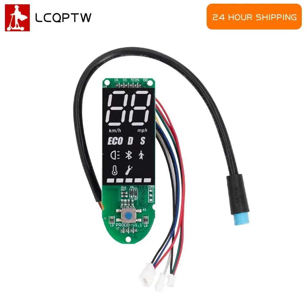 Scheda Circuito Display per Monopattino Elettrico Ninebot MAX G30 con Copertura Schermo e Accessori